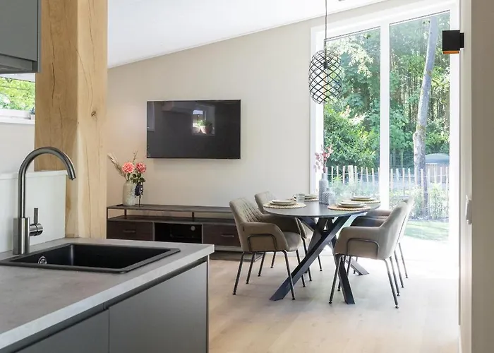 Forest Veluwe With Private Hottub & Incl Wood! Chalet Putten